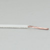 18/1 Single Conductor Gold with Red Marker Nylon Over Braid AWM 105 Degree White Wire