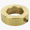 3/4in UNFINISHED BRASS STRAIGHT SLIP RING WITH SET SCREW.