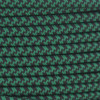 18/2 SPT2-B Black/Green Hounds Tooth Pattern Nylon Fabric Cloth Covered Lamp and Lighting Wire