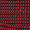 18/2 SPT2-B Red/Black Hounds Tooth Pattern Nylon Fabric Cloth Covered Lamp and Lighting Wire
