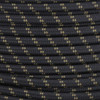 18/2 SPT2-B Black with Mojave 2 Line Pattern Nylon Fabric Cloth Covered Lamp and Lighting Wire