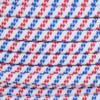 18/2 SPT2-B Red, White, and Blue Fabric Cloth Covered Lamp and Lighting Wire