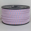 18/2 SPT2-B Red, White, and Blue Fabric Cloth Covered Lamp and Lighting Wire