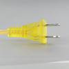 8ft. Gold 18/2 SPT-1 Cord Set with Molded Polarized Plug