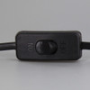 18FT BLACK 18/2 NISPT-2 PVC Insulated Parallel Flexable Cord with Rocker Switch Installed