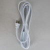 WHITE 10FT 18/2 SPT-2 CLOTH COVERED POWERCORD WITH TOGGLE SWITCH