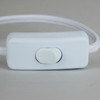 WHITE 10FT 18/2 SPT-2 CLOTH COVERED POWERCORD WITH TOGGLE SWITCH