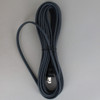 GRAY 18FT 18/2 SPT-2 CLOTH COVERED POWERCORD WITH TOGGLE SWITCH INSTALLED