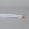 WHITE 18FT 18/2 SPT-2 CLOTH COVERED POWERCORD WITH TOGGLE SWITCH