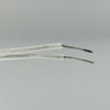 8ft. Transparent Silver 18/2 SPT-2 Flat Plug Cordset with Tinned Ends and Molded Polarized Plug