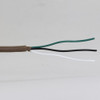 15ft Long - 18/3 SVT-B Brown Cloth Covered Pre-Processed Wire Harness