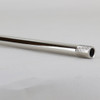 20in Figurine Pipe with 1/8ips Male 7/16in Thread on each side - Polished Nickel