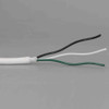 10ft Long - 18/3 SVT-B White Cloth Covered Pre-Processed Wire Harness