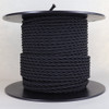 18/3 AWG SPT-1 Type - Black - UL Recognized Cloth Covered Twisted Wire.