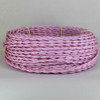 18/2 Twisted Pink Rayon Covered Wire