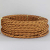 18/2 Twisted Antique Bronze Cloth Covered Wire