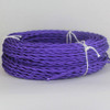 18/2 Twisted Deep Violet Rayon Covered Wire