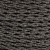 18/2 AWG - SPT-1 BLACK/BEIGE DIAMOND PATTERN TWISTED FABRIC CLOTH COVERED LAMP WIRE