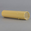6in. Long Paper/Fiber E-12 Candelabra Base Candle Socket Cover - Antique Drip