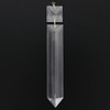 125mm (5in.) Long Crystal Colonial Pendant with 24mm (15/16in) Square Jewel and Brass Clip