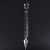 175mm (7in.) Crystal Cut Spear with Jewel and Brass Clip