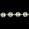 10mm. Plain Crystal Ball with Brass Pin Chain