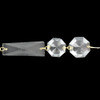 7-1/2 in. Crystal 7 Jewel Graduated Chain with Brass Pins