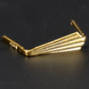 12mm. Gold Top Clip