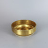 3-1/2in. Seat Spun Cove Base Unfinished Brass