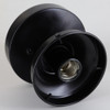 4in. Fitter Unfinished Black Semi-Flush Ceiling Fixture. UL Listed,  Assembled in USA.