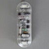 Universal Push Button In-Line Dimmer with LED Power Indicator - Clear