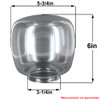 3-1/4in Fitter Clear Glass Squat Ball Shade