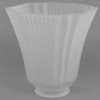 Frosted Glass Shade with Ribs and 2-1/4in. Neck