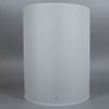 4in Diameter X 12in Height Acid Etched Frosted Glass Cylinder