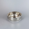 3-1/2in. SEAT POLISHED NICKEL FINISH STEEL COVE BASE