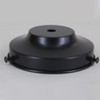 4in Flat Powdercoated Black Finish Flat Shade Holder