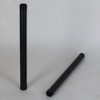 6in Long X 1/8ips (3/8in OD) Male Threaded Black Powder Coated Steel Pipe