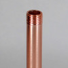 5in Long X 1/4ips (1/2in OD) Male Threaded Polished Copper Finish Steel Pipe