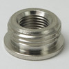 1/8ips. Female X 3/8ips. Male Threaded Polished Nickel Finish Brass Reducer with Shoulder