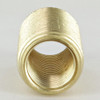1in Long - 1/8IPS Female X 1/4ips Male Unfinished Brass Reducer