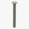 8/32 Thread Unfinished Steel 1-1/4in. Long Slotted Head Screw
