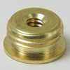 6/32 Female X 1/8ips. Male Thread Unfinished Brass Reducer with Shoulder