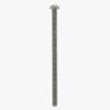 8/32 Thread Unfinished Steel 3in. Long Slotted Head Screw