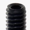 1/2in. Long X 8/32 Threaded Black Steel Cup Point Socket Set Screw