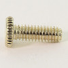 8/32 Thread Brass Plated Finish 1/2in. Long Thumb Screw