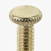 8/32 Thread Brass Plated Finish 1/2in. Long Thumb Screw