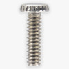 6/32 Thread - 1/2in. Long - Steel Thumb Screw - Polished Nickel Finish