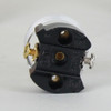 Unfinished Cast Brass Uno Threaded E-26 Base Short Keyless Socket with 1/8ips. Cap and Set Screw