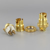 B-15 Unfinished Brass Lamp Holder with 1/8ips Thread