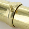 1in. Slip Ring with Side Screw - Unfinished Brass